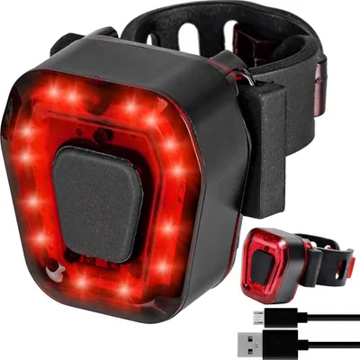 Obrázek produktu pro Verk 14494 Zadní světlo na kolo LED, IPX4 červené
