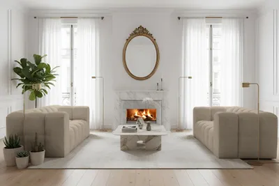 Productafbeelding van Designbank SOLVIE 2-2, bekleed met stof Moly in de kleur beige
