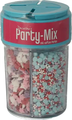 Produktbild von DECOCINO 4fach-Streuer Streusel-Mix Party 95g