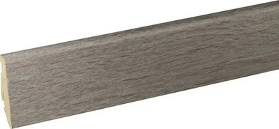 Produktbild von SKANDOR Sockelleiste MDF FU60L foliert Eiche Fawkes grau 2400 x 58 x 19 mm
