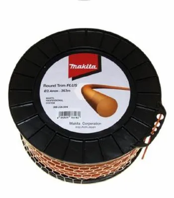 MAKITA Nylonfaden rund 2,4 mm, 262 m Länge