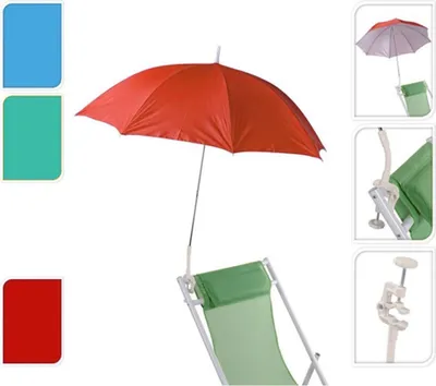 Image de Parasol d 105 cm, pour le balcon, mélange de couleurs