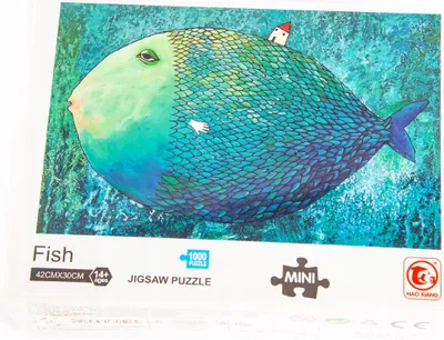Produktbild von PUZZLE MINI 1000 Teile Märchenfisch MEERESRIES