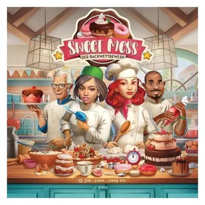 Productafbeelding van Sweet Mess Deluxe Edition – Een bordspel voor 1-4 spelers, met een thema rondom billen