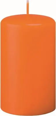 Produktbild von Stumpenkerzen Mandarin 80 x 40 mm, 12 Stück