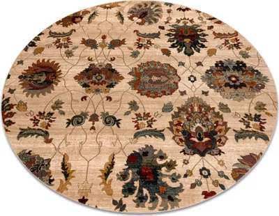Produktbild von Wollteppich SUPERIOR Kreis LATICA creme beige rund 200 cm