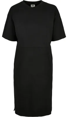 Produktbild von Urban Classics - T-Shirt-Kleid Seitenschlitze für Damen TN261 (M) (Schwarz)