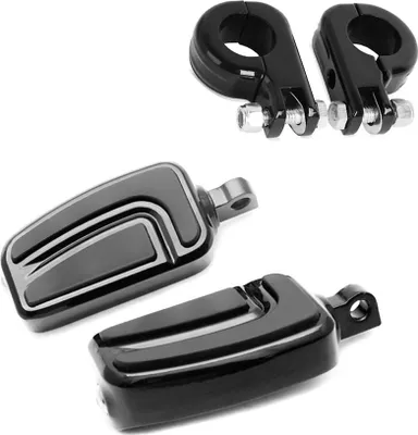 Zdjęcie produktu dla Podnóżki pod kierownicę motocykla + wspornik 32 mm zestaw HC11