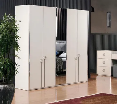 Produktbild von Schrank Kleiderschrank Schlafzimmerschrank Spiegel Garderobe Einbauschrank