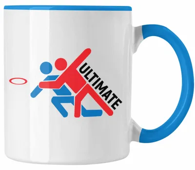 Produktbild von Frisbee Tasse Geschenk Ultimate Disc Golf Geschenkidee Frisbee-Spieler (Blau)