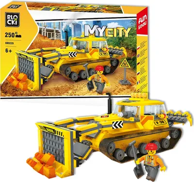 Produktbild von Blocki stavebnice MyCity Stavba buldozer kompatibilní 250 dílů