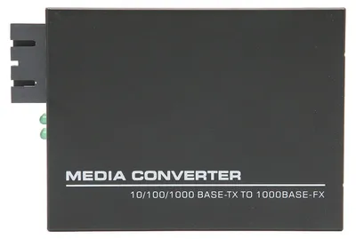 Image de Convertisseur de média Gigabit Fast Ethernet, monomode, double connecteur SC, 10/100/1000Base-Tx, RJ45, pour la maison, 100–240 V, prise européenne