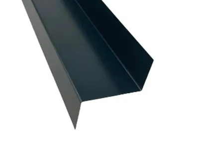 Produktbild von 2 m Z Profil Z Winkel Abdeckprofil Stufenprofil Alu anthrazit RAL 7016 Größe 70/110/70 mm