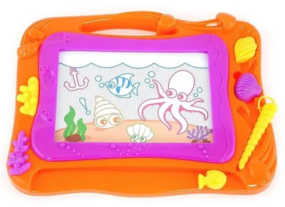 Obrázek produktu pro Magnetická tabule s funkcí "zmizí" a razítky, rozměry 40x31 cm
