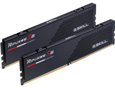 Produktbild von DIMM 32 GB DDR5-6000 (2x 16 GB) Dual-Kit (schwarz, F5-6000J3636F16GX2-RS5K, Ripjaws S5, INTEL XMP)