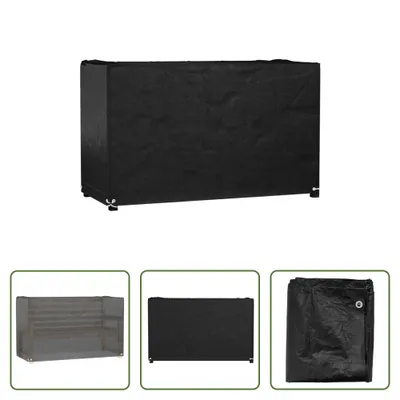 Image de The Living Store Couverture pour meubles de jardin 8 oeillets 170x94x70 cm Rectangulaire