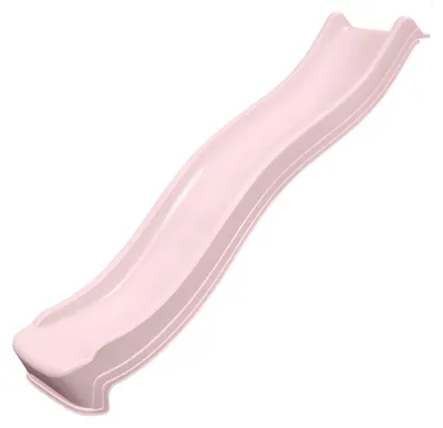 Produktbild von Gartenrutsche pastellrosa 220 cm mit Wasseranschluss, Podesthöhe 120 cm, 3-12 Jahre, bis 70 kg
