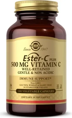 Productafbeelding van Solgar Ester C Plus vitamine c 500 mg 100 capsules BI6585