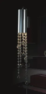 Zdjęcie produktu dla Kinkiet kryształy Larix chromowany 1xGU10x35W metal wym:53x7x12cm IP20 Italux