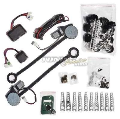 Produktbild von Elektrische universal EFH Fensterheber NACHRÜST-SET KOMPLET 2x Motoren Schalter