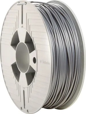 Obrázek produktu pro Filament pro 3D tiskárny Verbatim PLA 2,85 mm 1 kg stříbrný/kovově šedý