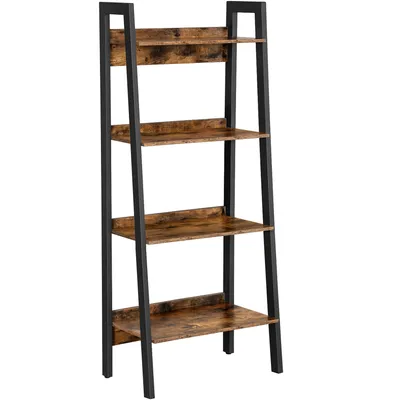 Produktbild von Songmics Bücherregal mit 4 Ebenen Industriestil Braun