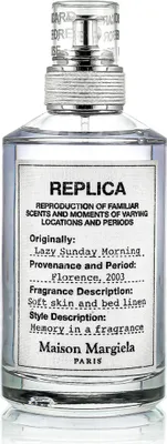 Immagine prodotto di Maison Margiela Replica Lazy Sunday Morning, acqua profumata unisex, 100 ml