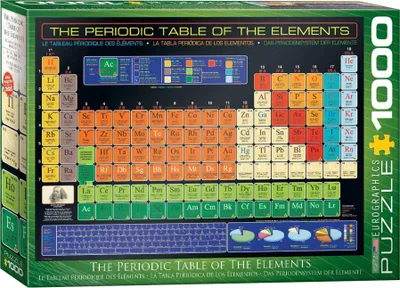 Immagine prodotto di Eurographics Puzzle Periodensystem der Elemente, 1000 Teile, 68 x 48 cm, 6000-1001