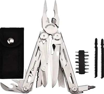 Immagine prodotto di Strumento multifunzionale, acciaio inossidabile resistente, funzionalità versatile, 30 pezzi d'argento