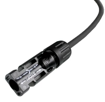 Imagen del producto de Cable de conexión solar Offgridtec 005815, 1,5 metros, 6 mm², 1000 V, con conectores MC-4 para extensión