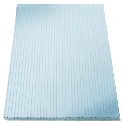 Stegplatten X-Struktur 16 mm, 980x2000 mm, 5er Set, Polycarbonat