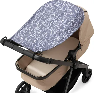 Produktbild von Sonnensegel für den Kinderwagen - Grey Forest