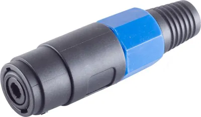 Produktbild von S/CONN maximum connectivity PA-Kupplung 4pol., schraubbar mit Knickschutz (55220)