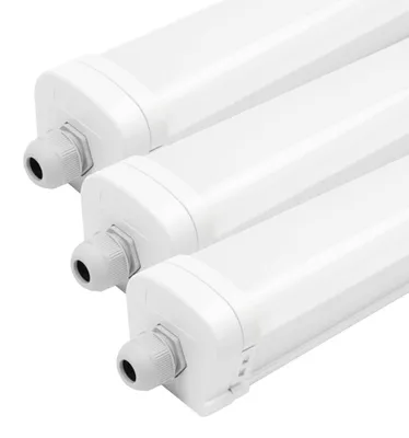 Produktbild von Ledvion 3er Set Feuchtraumleuchte LED 120cm 36W 130lm/W 4000K IP65