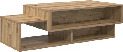 Image de Table basse Chêne artisanal 105 x 50 x 32,5 cm