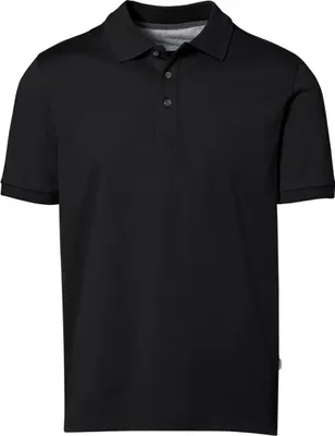 Produktbild von HAKRO Hakro Herren Poloshirt Baumwolle-Tec #814 Gr. M schwarz