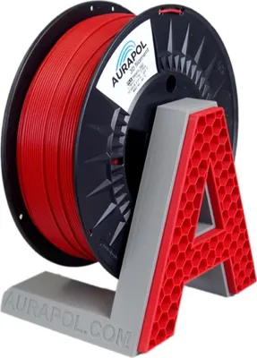Produktbild von AURAPOL PLA 3D Filament METALLIC RED 1 kg 1,75 mm
