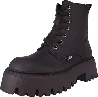 Produktbild von Buffalo BFL/ ASPEN LACE UP WARM Damenschuhe Schnürstiefel Schwarz Freizeit, Schuhgröße:38 EU