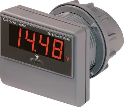 Produktbild von Blue Sea DC Digitales Voltmeter - 0 bis 60 V DC | 8235