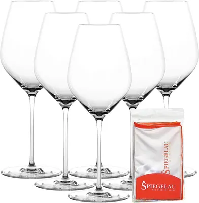 Produktbild von Spiegelau Hi-Lite Universalglas 510 ml 6er Set + Poliertuch