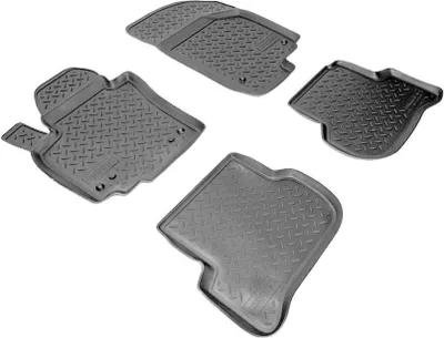 Image de tapis en caoutchouc 3D avec bordure pour VW Golf Plus | année 2004 - 2014 | ajusté