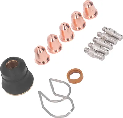 Image de Kit d'accessoires pour torche de découpe au plasma,Consommables pour torche de découpe au plasma,Pièces détachées pour torche de découpe au plasma,Pointes pour torche de découpe au plasma,Équipement de découpe au plasma,Accessoires pour équipement de soudage