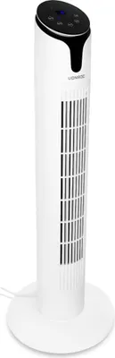 Produktbild von Hochwertiger Turmventilator – 86 cm – 3 Geschwindigkeitsstufen – Weiß | Inklusive Fernbedie-nung