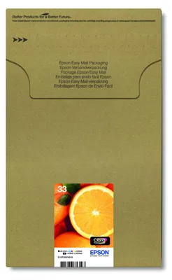 Immagine prodotto di Epson Oranges Multipack 5-colours 33 Claria Premium Ink EasyMail Pack - Resa standard - Inchiostro a base di pigmento - Inchiostro colorato - 6,4 ml - 4,5 ml - 5 pz
