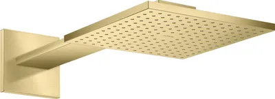 Produktbild von Kopfbrause AXOR 250/250 1jet mit Brausearm, Wandmontage brushed brass brushed brass