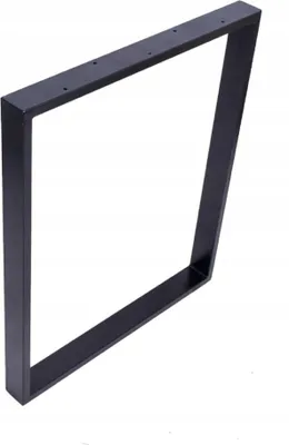 Produktbild von Tischbein, Möbelbein, Möbelfüß, Metallbein, Tischfuss, Tischkufen, Tischgestell, Industriestil Loft-Stil, Rechteck, 1 Stück, 60x71cm