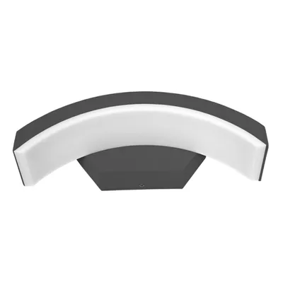 Image de Ecolite Luminaire de façade incurvé vers le haut anthracite Z1107-CR