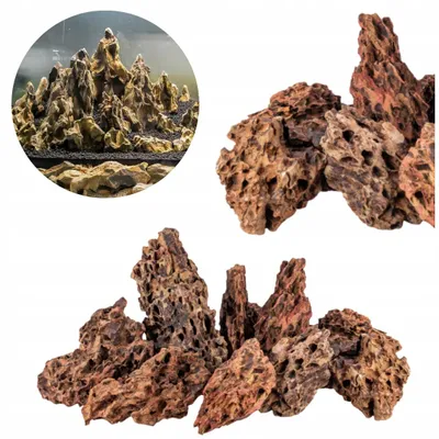 Image de Décoration d'aquarium, Dragon Stone 24 kg de pierres naturelles