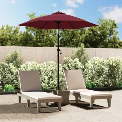 Immagine prodotto di The Living Store Ombrellone rosso bordeaux 200 x 224 cm in alluminio