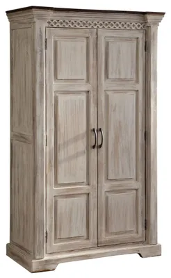 Immagine prodotto di MASSIVMOEBEL24 | CASTLE-ANTIK #239 Armadio in legno di acacia / mango - cerato 100x50x180
